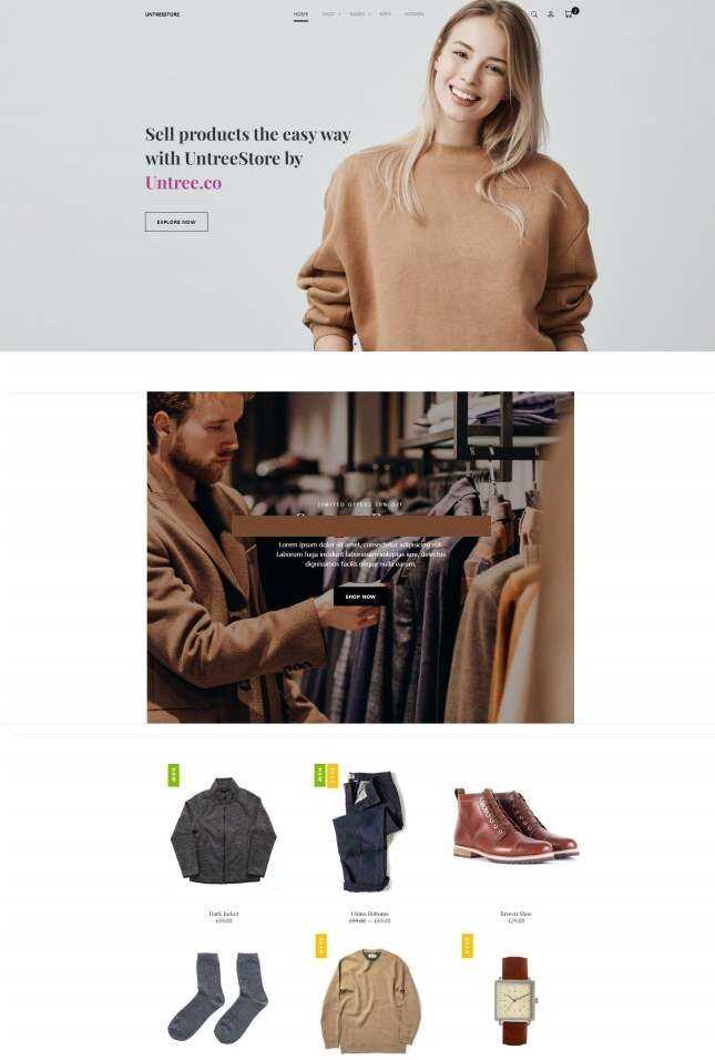 时尚服饰单品销售服务网站html模板 - 区块之眼 - 区块之眼
