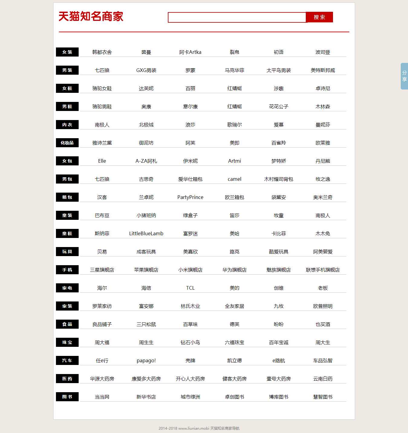 某猫知名商家导航 - 区块之眼 - 区块之眼