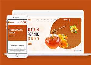 农家蜂蜜网上销售HTML5模板下载 - 区块之眼 - 区块之眼