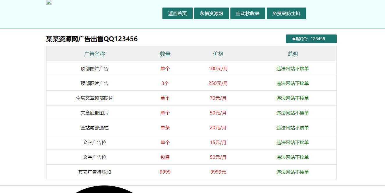 广告位出售单页HTML源码 - 区块之眼 - 区块之眼
