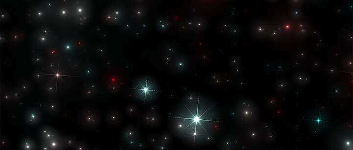 html5 canvas全屏酷炫星光闪烁3D视差背景动画特效 - 区块之眼 - 区块之眼