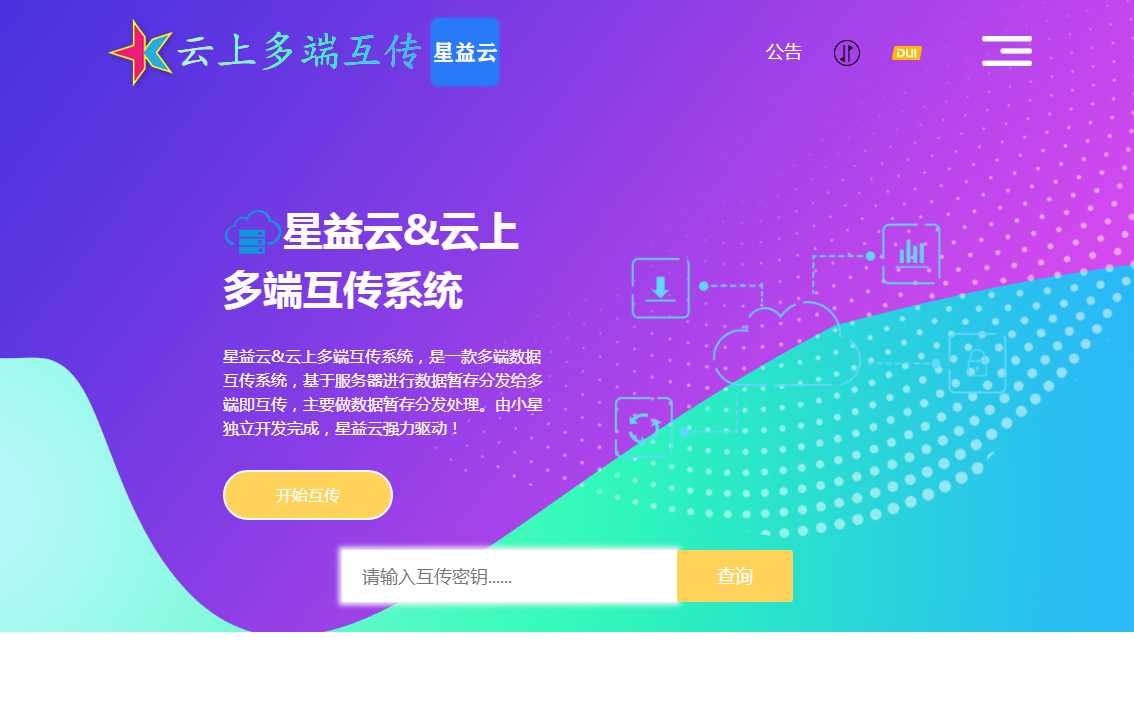星益云 云上多端互传系统 完全开源免费 - 区块之眼 - 区块之眼