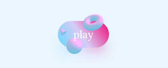 three.js+html5 canvas精美3D游戏开始按钮动画特效 - 区块之眼 - 区块之眼