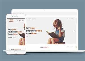 儿童书籍网上商店HTML5模板下载 - 区块之眼 - 区块之眼