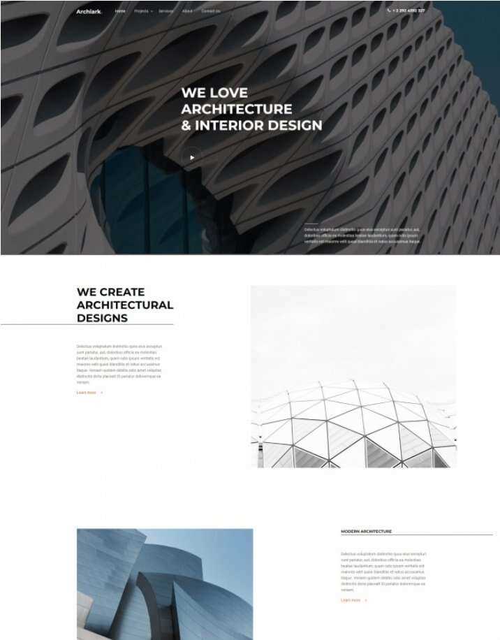 HTML5建筑室内设计公司网站html模板 - 区块之眼 - 区块之眼