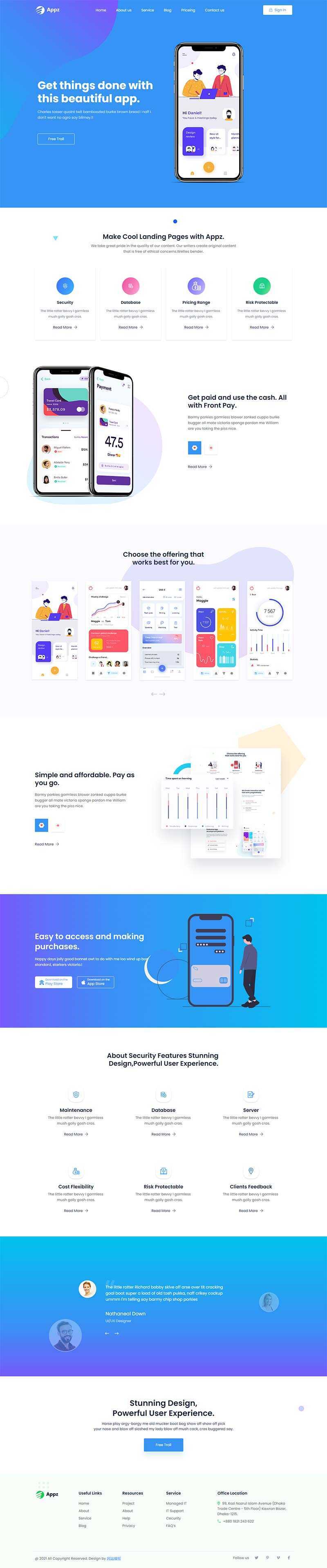 bootstrap手机app应用软件官网HTML5模板 - 区块之眼 - 区块之眼