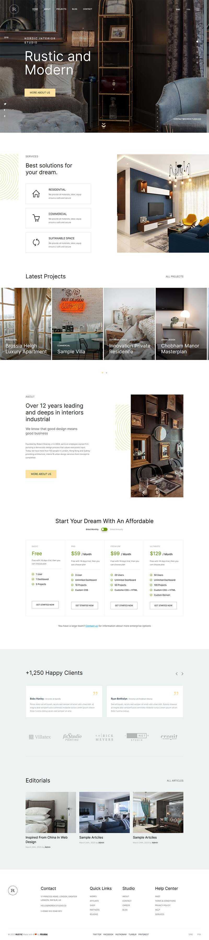 Bootstrap5多用途的企业展示网站html5模板 - 区块之眼 - 区块之眼