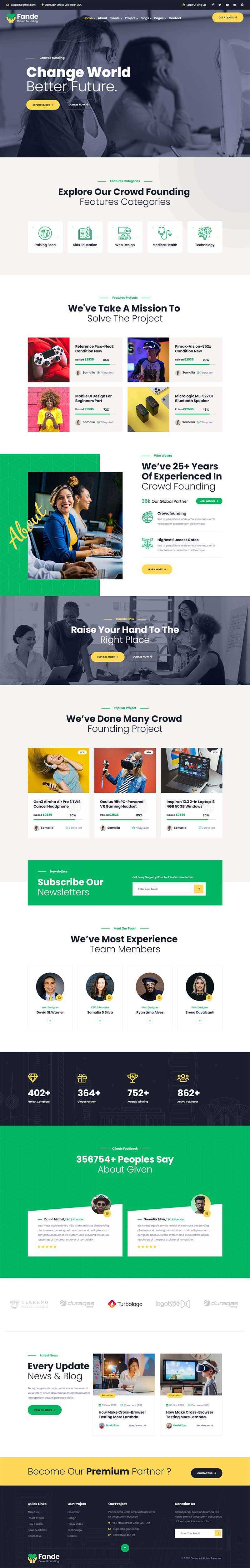 创业投资众筹平台HTML5模板 - 区块之眼 - 区块之眼