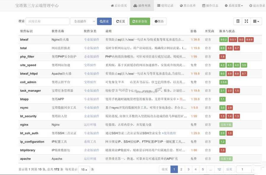 2023 宝塔面板第三方云端源码1.9版本 - 区块之眼 - 区块之眼
