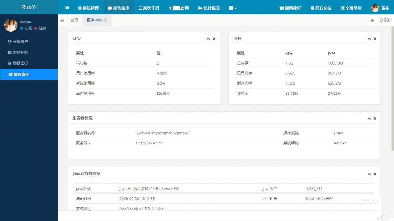 RuoYi若依管理系统最新版 基于SpringBoot的权限管理系统 - 区块之眼 - 区块之眼