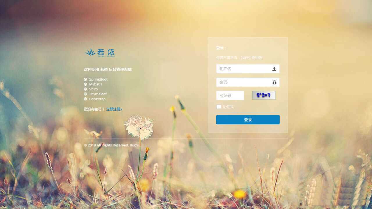 图片[4] - RuoYi若依管理系统最新版 基于SpringBoot的权限管理系统 - 区块之眼 - 区块之眼