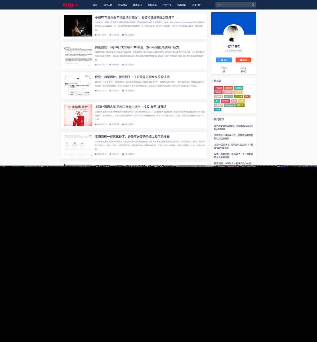 WordPress个人博客主题wp-Concise-v1.0 - 区块之眼 - 区块之眼