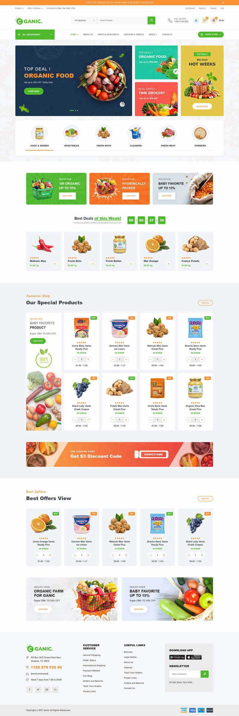 Bootstrap生鲜美食超市HTML5电商模板 - 区块之眼 - 区块之眼