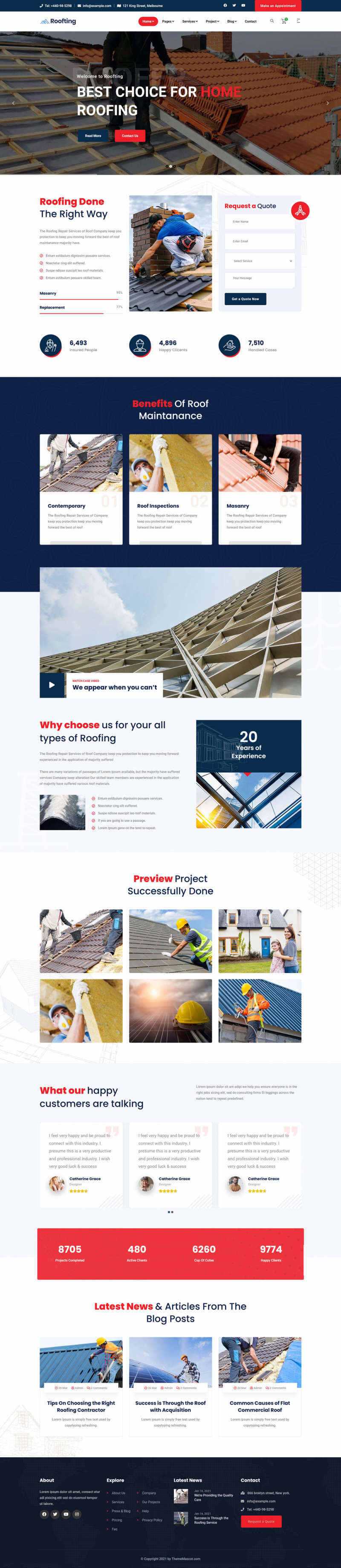 Bootstrap响应式的房屋建筑工程企业html模板 - 区块之眼 - 区块之眼