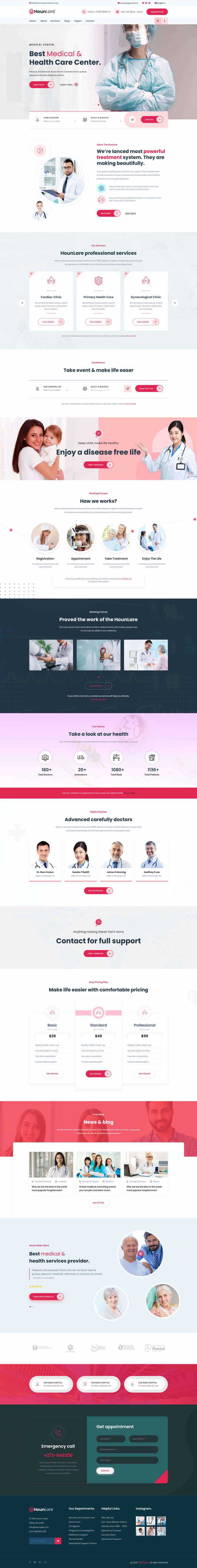 Bootstrap医疗保健服务机构HTML5模板 - 区块之眼 - 区块之眼