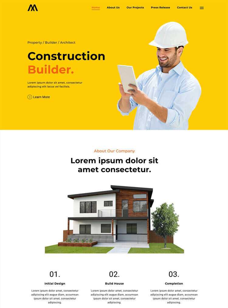 房地产建筑开发商网站html5模板 - 区块之眼 - 区块之眼