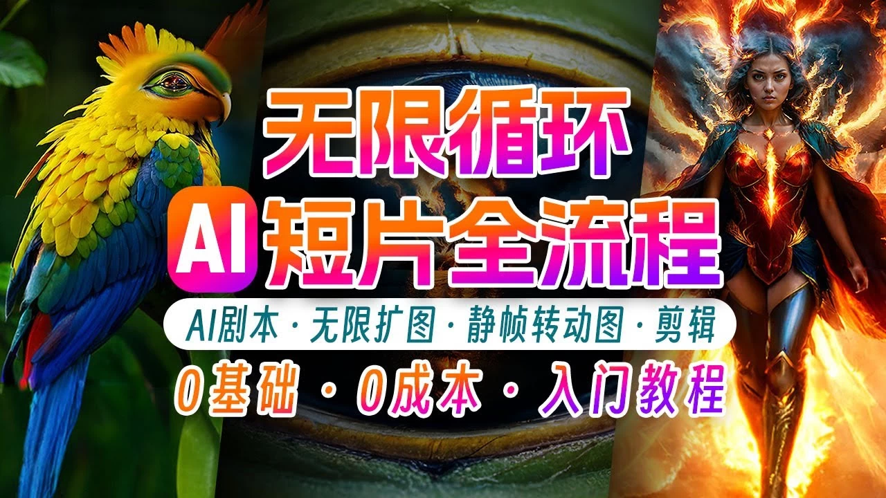AI剪辑无限循环画面，新手小白轻松月入上万的秘技 - 区块之眼 - 区块之眼