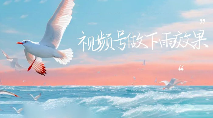 视频号做下雨视频：一个账号快速涨粉，轻松变现 - 区块之眼 - 区块之眼