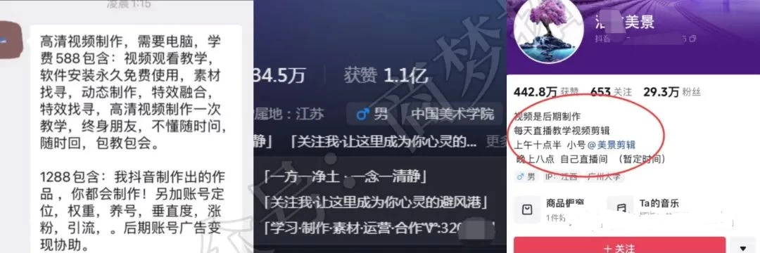 图片[5] - 暴利蓝海风景项目疯狂涨粉 740w，0 门槛，无需露脸，可矩阵，可收徒，日入 4 位数（附教程和素材） - 区块之眼 - 区块之眼