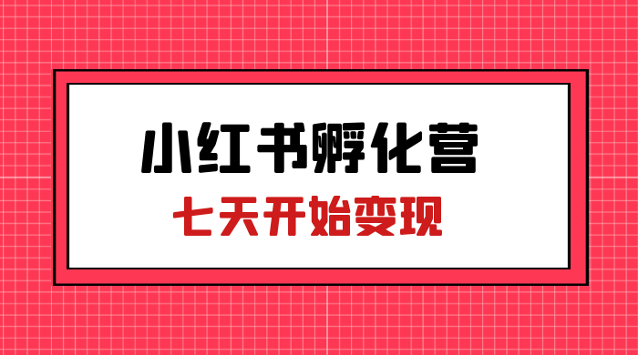 价值 2000+ 的小红书孵化营项目，超级大蓝海，七天即可开始变现，稳定月入 1W+ - 区块之眼 - 区块之眼