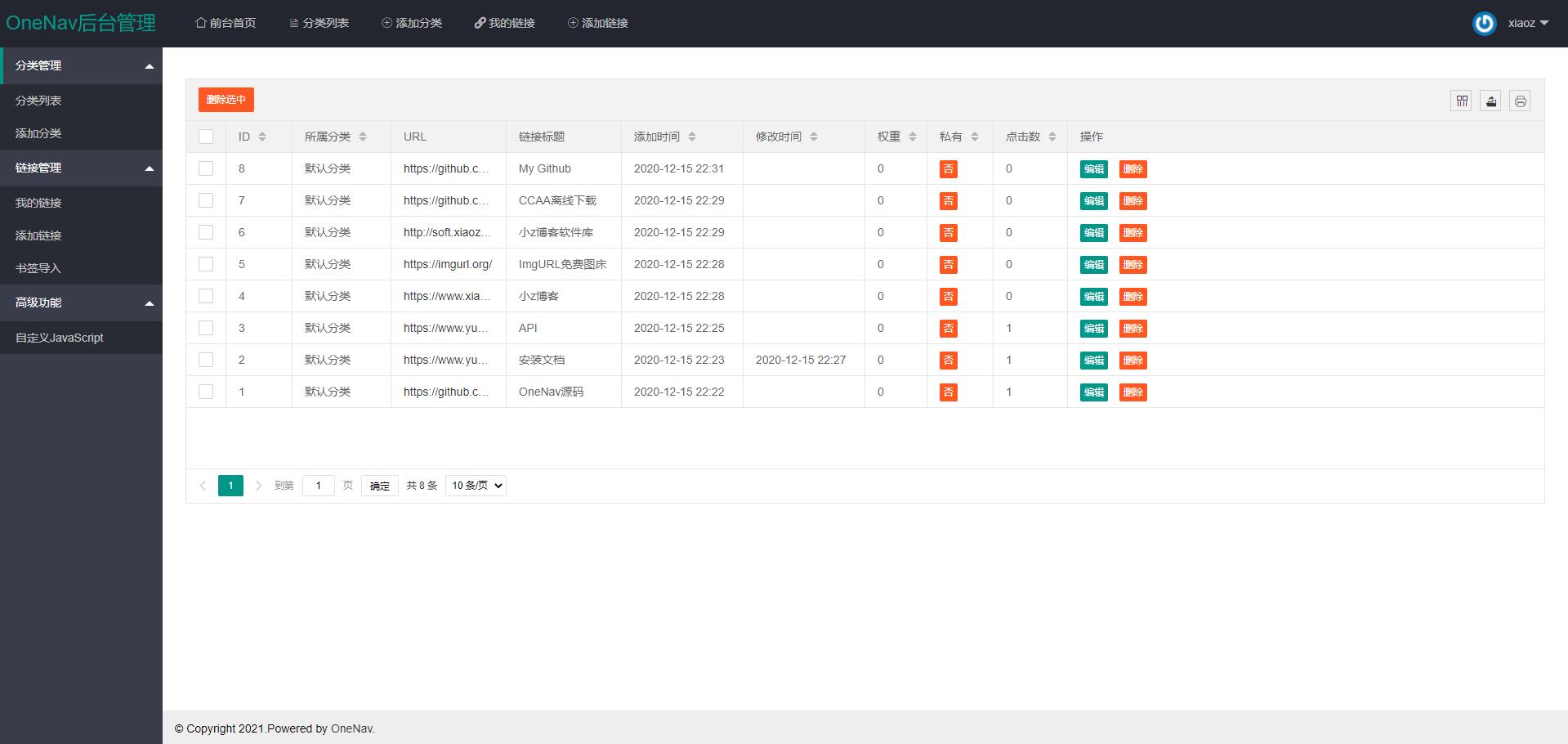 图片[4] - PHP+SQLite3 简约网址导航网站源码 - 区块之眼 - 区块之眼