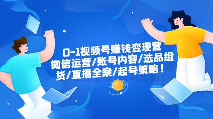 视频号赚钱变现营：微信运营、账号内容、选品组货、直播全案、起号策略 - 区块之眼 - 区块之眼