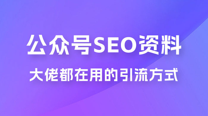 公众号 SEO 虚拟资料，操作简单，日入 500+，可批量操作 - 区块之眼 - 区块之眼