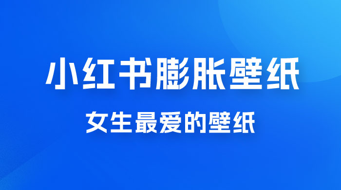 小红书膨胀壁纸项目玩法，女生最爱的壁纸，0 门槛新手也可操作日入 300+ - 区块之眼 - 区块之眼