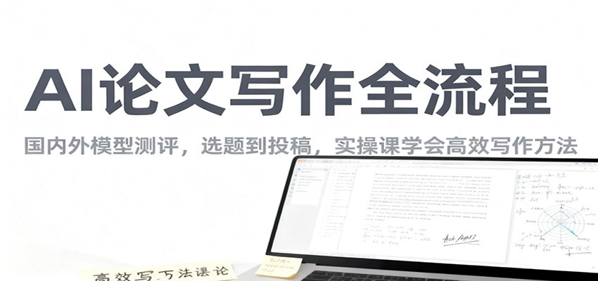 AI论文写作全流程，国内外模型测评，选题到投稿，实操课学高效写作方法 - 区块之眼