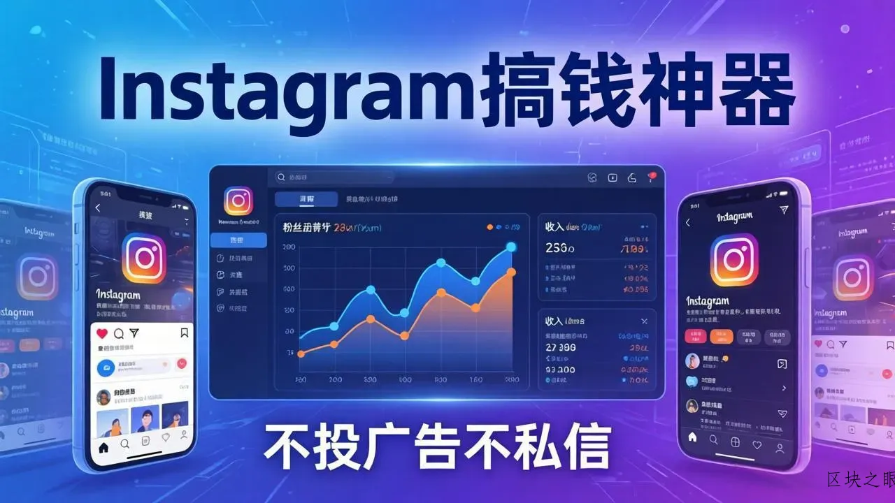 Instagram搞钱神器：月涨6万粉+月入5万刀，不投广告不私信，靠算法+低价产品 - 区块之眼