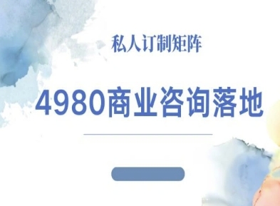 4980商业咨询师落地课程-ip运营高客单教程 - 区块之眼 - 区块之眼
