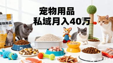月变现40个！宠物用品私域运营的精准掘金之道玩法 - 区块之眼 - 区块之眼