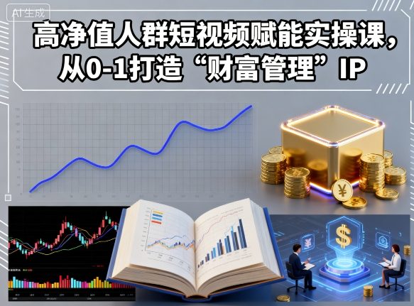 高净值人群短视频赋能实操课，从0-1打造“财富管理”IP - 区块之眼 - 区块之眼