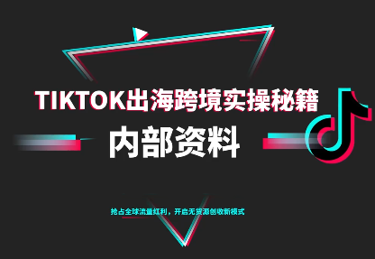 TikTok跨境电商0-1搭建运营(更新10月) - 区块之眼