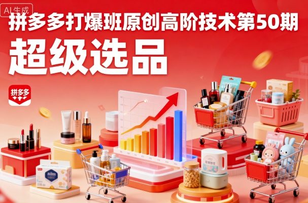 拼多多打爆班原创高阶技术第50期，超级选品 - 区块之眼 - 区块之眼