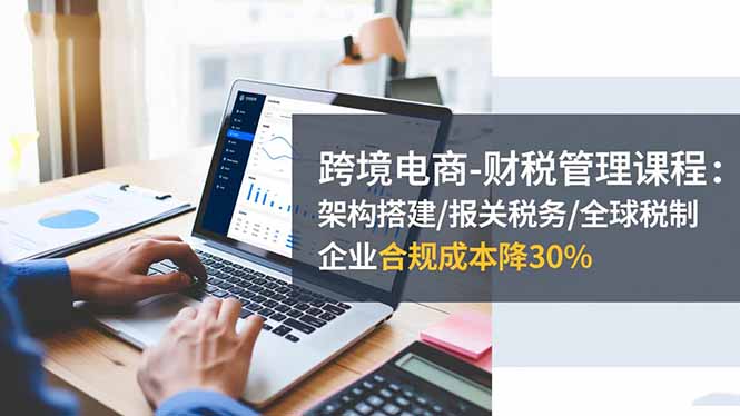 跨境电商-财税管理课程：架构搭建/报关税务/全球税制，企业合规成本降30% - 区块之眼