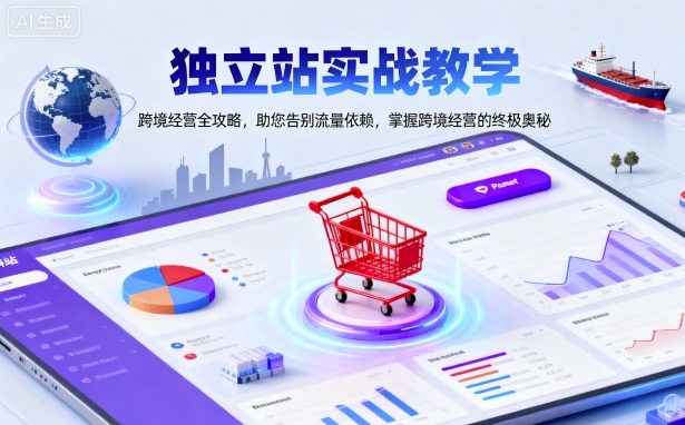 独立站实战教学，跨境经营全攻略，助您告别流量依赖，掌握跨境经营的终极奥 - 区块之眼 - 区块之眼