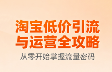 淘宝低价引流与运营全攻略(更新9月) - 区块之眼