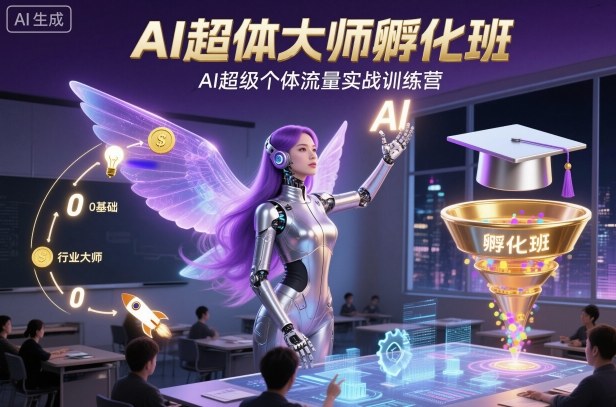 AI超体大师孵化班，AI超级个体流量实战训练营 - 区块之眼