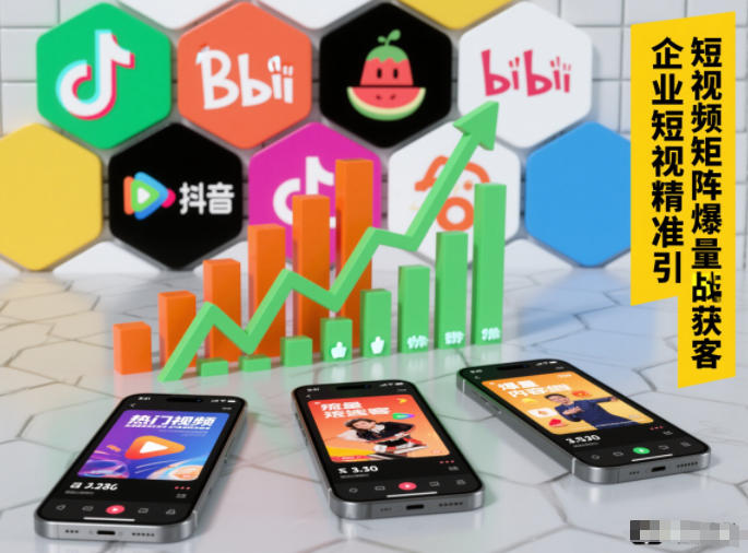 企业短视频精准引流矩阵获客，短视频矩阵爆量战法 - 区块之眼