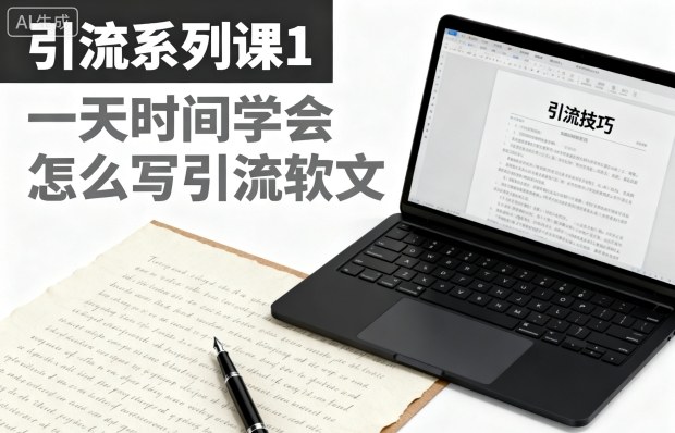 引流系列课1，一天时间学会怎么写引流软文 - 区块之眼