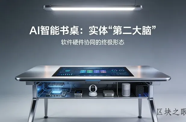 AI智能书桌搭建，构建你的实体“第二大脑”，软件硬件协同的终极形态 - 区块之眼
