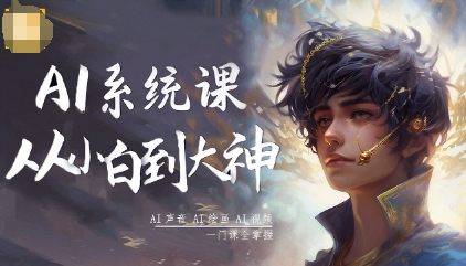 AI系统课程，从小白到大神系统学AI，AI声音-AI绘画-AI视频一门课全掌握 - 区块之眼 - 区块之眼