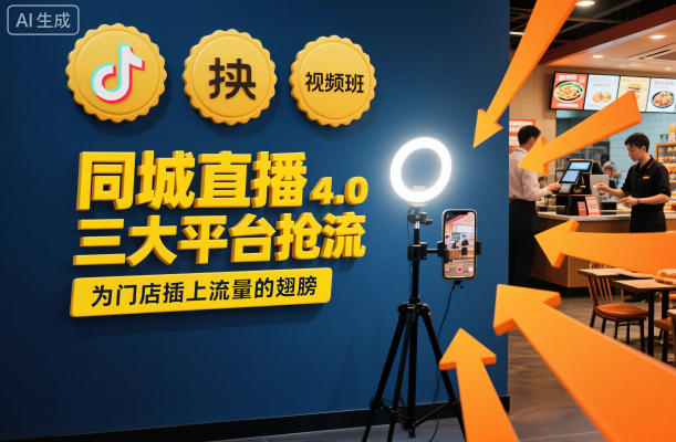 同城直播实操班4.0，三大平台抢流，为门店插上流量的翅膀 - 区块之眼