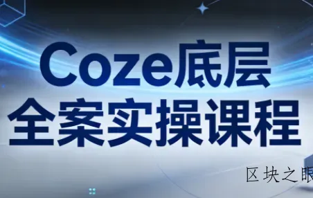 华仔·Coze底层全案实操课程(更新) - 区块之眼