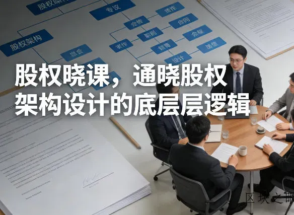 股权晓课，通晓股权架构设计的底层逻辑 - 区块之眼