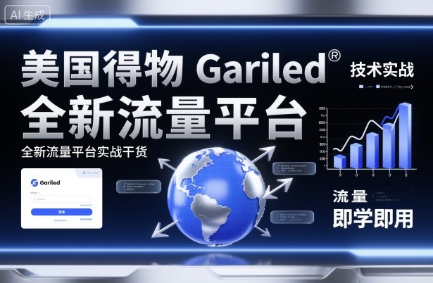 美国得物Gariled技术实战，全新流量平台实战干货，即学即用 - 区块之眼 - 区块之眼