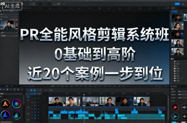 PR全能风格剪辑系统班，0基础到高阶，近20个案例一步到位 - 区块之眼 - 区块之眼