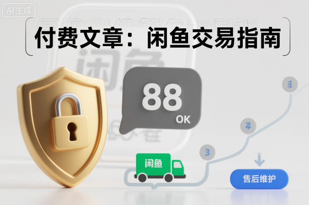 付费文章：闲鱼交易指南，怎么才能降低被坑被马扁的概率 - 区块之眼