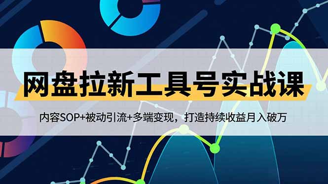 网盘拉新工具号实战课，内容SOP+被动引流+多端变现，打造持续收益月入破万 - 区块之眼